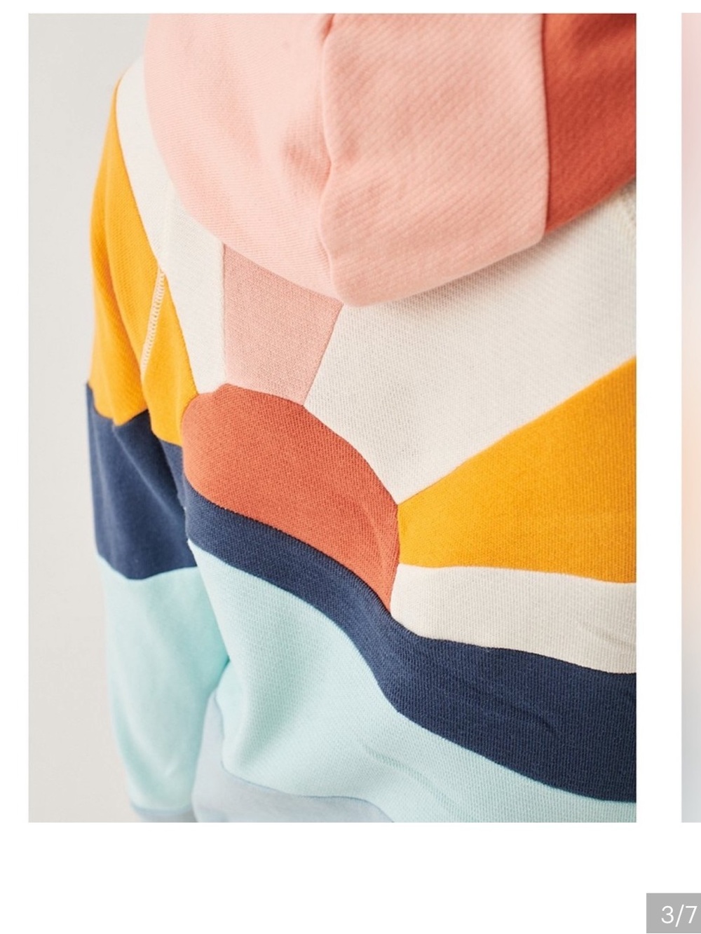 Faherty Soleil Abstract Sun Pullover Hoodie - Picture 3 of 7